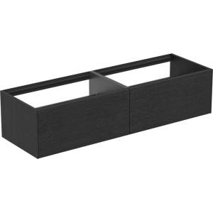Ideal Standard Стенен шкаф Ideal Standard Atelier Conca, цвят тъмен дъб, 2 чекмеджета, 160 см (T3984Y4)