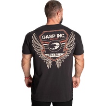 Gasp Utility Street Tee Washed Black tričko seprané černé