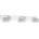 OSRAM - LED стенен осветител за баня ORBIS FLAME 3xLED/5, 5W/230V IP44 бяло (P227944)