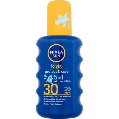 Sun Kids Protect & Care Sun Spray 5 in 1 от Nivea за Деца Слънцезащитен лосион за тяло 200мл