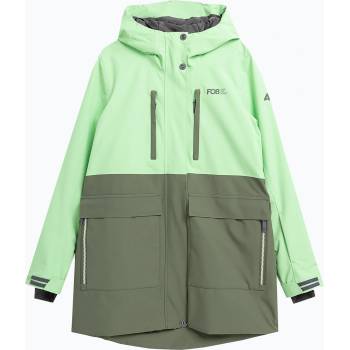 4F Дамско яке за сноуборд 4f f331 светло зелено неоново