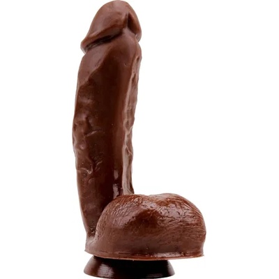 Chisa-novelties Лепяща се пенис отливка "real touch xxx hard on brown" 22 см