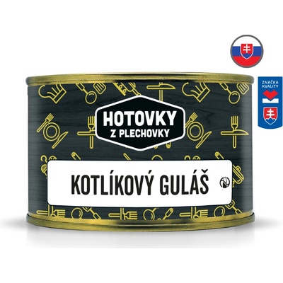 Hotovky z plechovky Kotlíkový guláš 400 ml