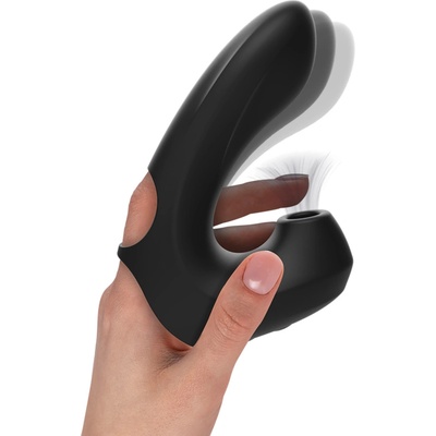 IBIZA Thimble Sucking Vibrator Black