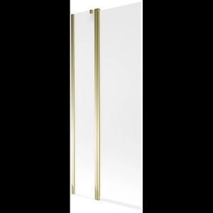 Mexen Flip душ параван с две крила 80 x 150 см, матирано, златисто - 894-080-101-50-30 (894-080-101-50-30)