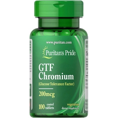 Puritan's Pride GTF Chromium 200 mcg [100 Таблетки]