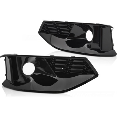 Mriežky nárazníka Audi A4 B9 20-24 ACC Glossy Black