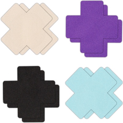 NS Novelties Pretty Pasties Cross I Assorted 4 Pairs