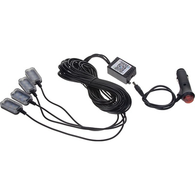 LED podsvětlení vnitřní RGB 12V, bluetooth, 4x LED modul