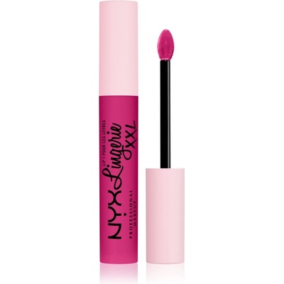 NYX Cosmetics Lip Lingerie XXL течно червило с матиращ завършек цвят 19 - Pink hit 4ml