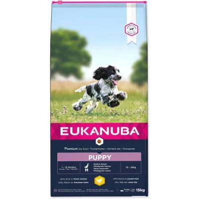 EUKANUBA Puppy & Junior Medium Breed 15 kg