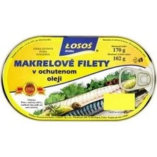 Łosoś Makrelové filety v ochutenom oleji 170 g