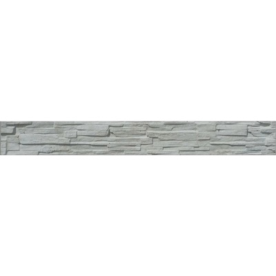 Betonový panel rovný jednostranný 200x25x4,5 cm - štípaný kámen - přírodní