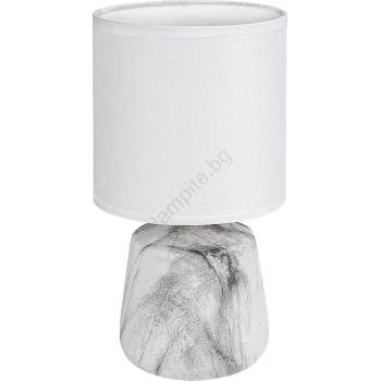 Rábalux 74067 - Настолна лампа NALISA 1xE14/40W/230V бяла/мраморен декор (RL74067)