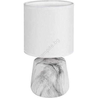 Rábalux 74067 - Настолна лампа NALISA 1xE14/40W/230V бяла/мраморен декор (RL74067)