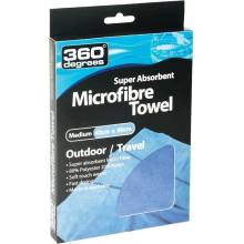 360° Microfibre Towel Medium 45 x 80 cm Blue