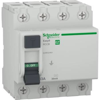 Schneider Electric SE ДТЗ Easy 9 4P 63A 30mA тип AC 6kA 4 мод. - EZ9R32463 (EZ9R32463)