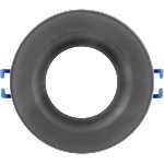 UltraLux РАМКА ЗА ВГРАЖДАНЕ КРЪГ, СИВА, СТАЦИОНАРНА, ip44, (lvsbrgu10gr)