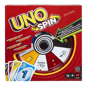 Mattel Картова игра Mattel UNO Spin с въртящо се колело (967-2554)