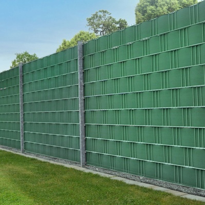InternetovaZahrada PVC ochranný pás na plot 4 kusy zelená