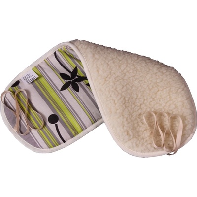 Merino 2G Lipov bederní ledvinový pás ovčí vlna 56 x 23 cm