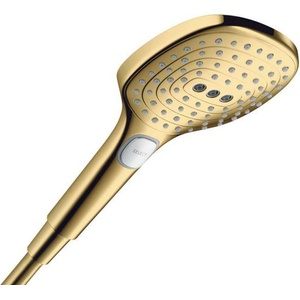 Hansgrohe Raindance Select E - Ръчен душ 120, 3 струи, финиш полирано злато 26520990 (26520990)