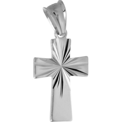 Argento Strieborný prívesok krížik 83443