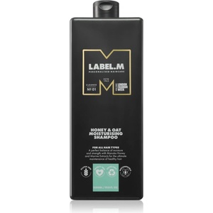 label.m Honey & Oat хидратиращ шампоан за ежедневна употреба 1000ml