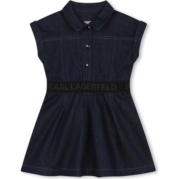Šaty pre bábätká Karl Lagerfeld mini áčkový strih Z.. modrá