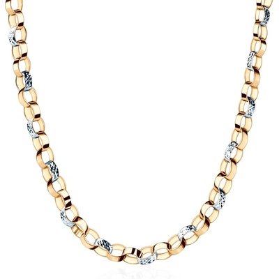 SAVICKI Колие Savicki 5, 0 мм: двуцветно злато, 585