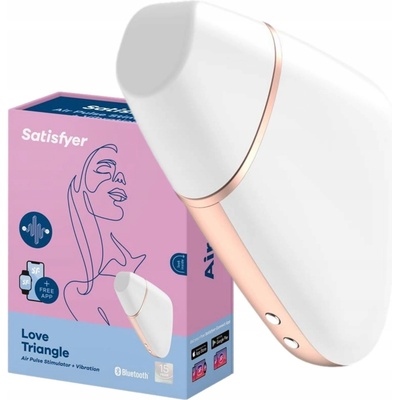 Satisfyer Love Triangle Air Pulse Stimulator + Vibration vzduchový stimulátor klitorisu s vibracemi