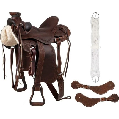 LAKOTA Westernové sedlo SADDLE RANCH SB hnědá