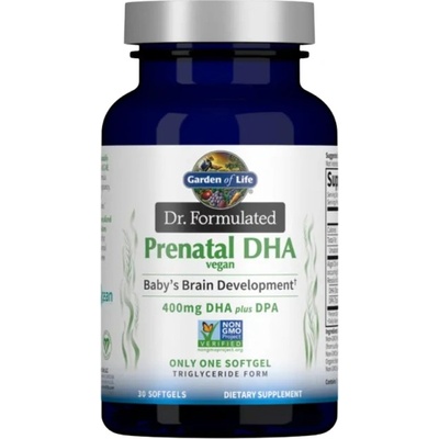 Garden of Life Dr. Formulated Prenatal DHA 400 mg [30 Гел капсули]