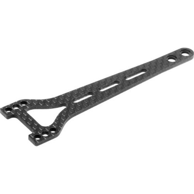 Xray X4 GRAPHITE UPPER DECK SPLIT REAR 2.0MM