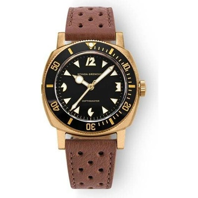 Nivada Grenchen Depthmaster Bronze Brown Racing Strap