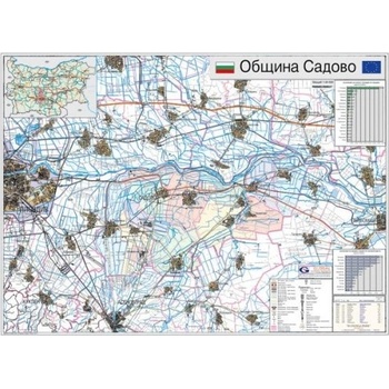 Mapmedia Карта на община Садово