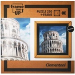 Clementoni Пъзел с рамка Clementoni от 250 части - Наклонената кула в Пиза (C38511)