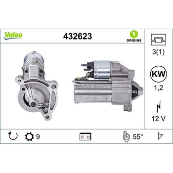 Štartér VALEO 432623