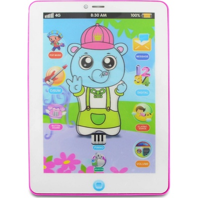 FunPlay C906E9 naučný tablet 24,5x17,5 cm růžový