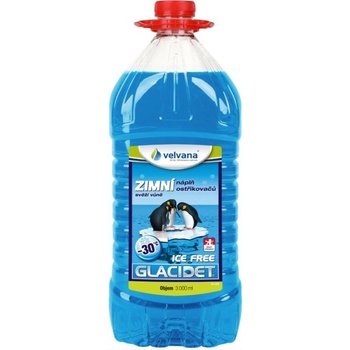Velvana Glacidet Zimná kvapalina do ostrekovačov -30°C 3 l