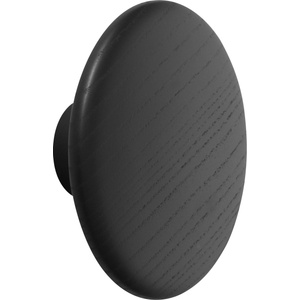 Muuto Кука за стена Dots Wood 9 см черна (03093)