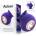 Action No. TwentyFive Licking Tongue Ergonomic Clitoris Massager Purple