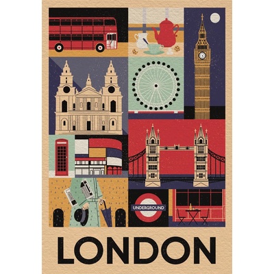 Clementoni - Puzzle Style in the City: London - 1 000 piese