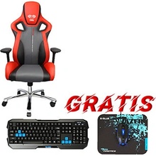 E-Blue Cobra II červená + Polygon herní sada EECC306P