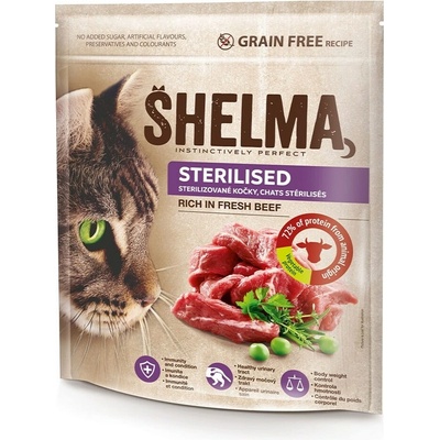 SHELMA Sterilised Rich in beef 750 g