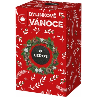 Leros Bylinný čaj s kořením Bylinkové Vánoce nálev sáčky 20 x 2 g