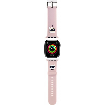 Karl Lagerfeld Karl and Choupette Head NFT na Apple Watch 42/44/45/49 Pink KLAWLSLKCNP