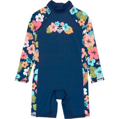 Roxy Детски цял бански от ликра (UV защита) Roxy Kid's Morning Flower Springsuit Lycra - Mood Indigo Morning Flowers Tw - размер 5 Years (750-2840-0114)