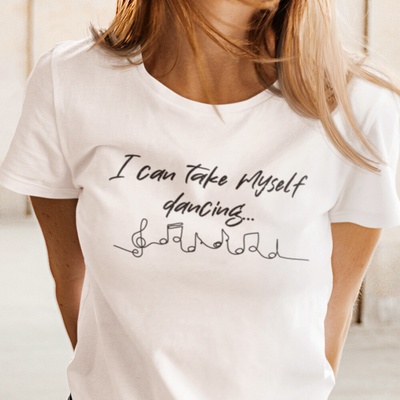 Tričko s potlačou I Can Take... biele
