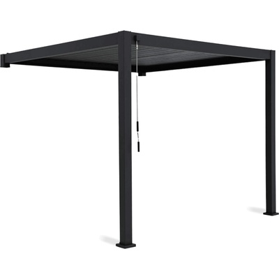 Gutroof Terasová pergola ke stěně Premium Wall 3x4 antracit